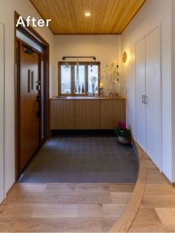 玄関after
