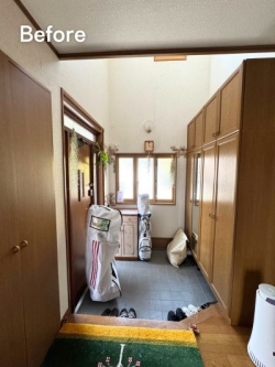 玄関before